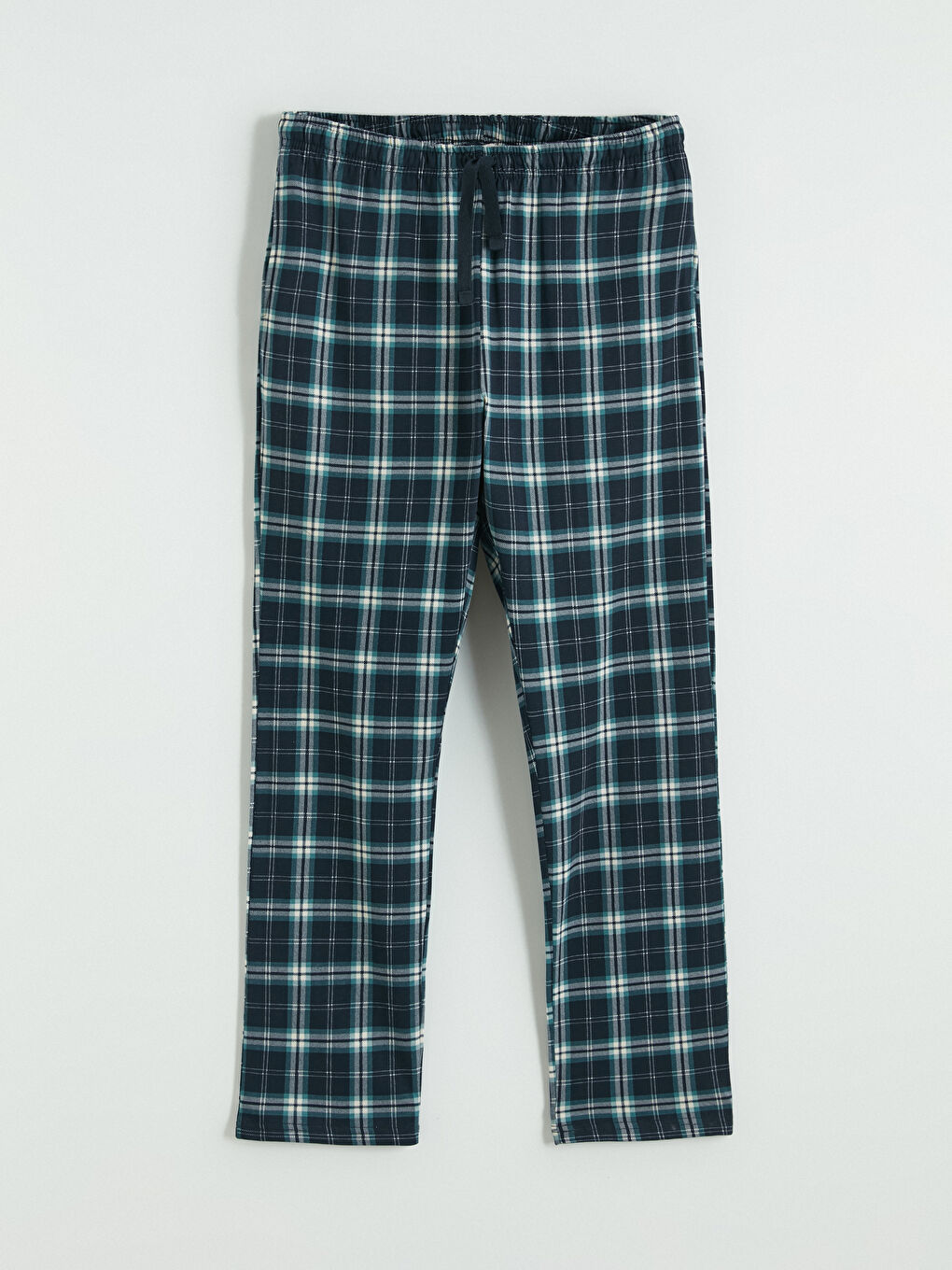 Yeşil Standart Kalıp Ekose Erkek Pijama Altı