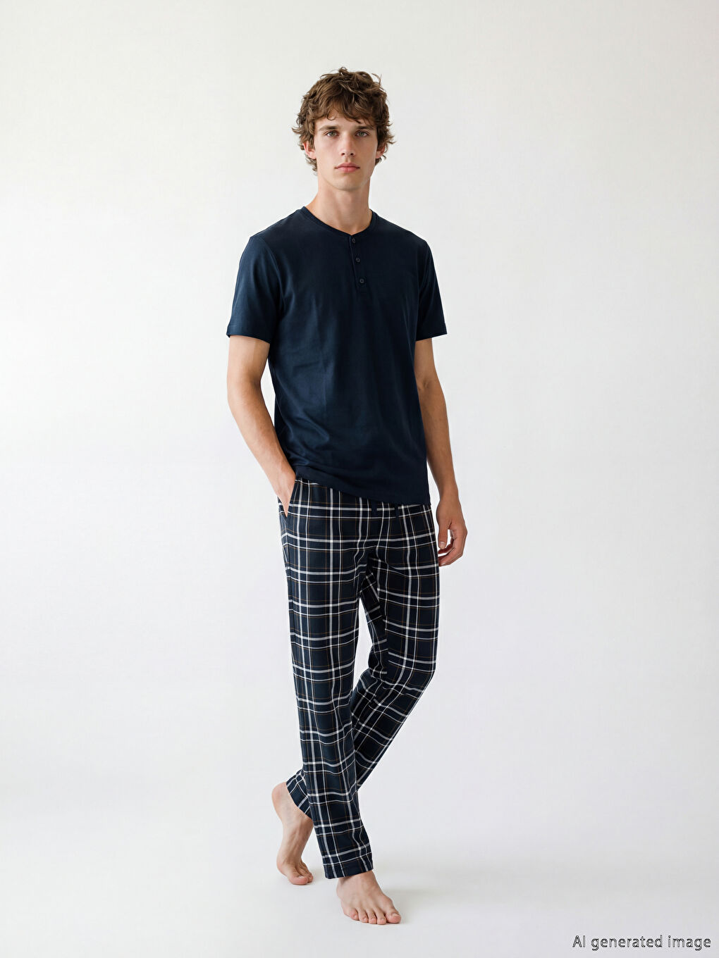 Man NAVY Pyjama Set