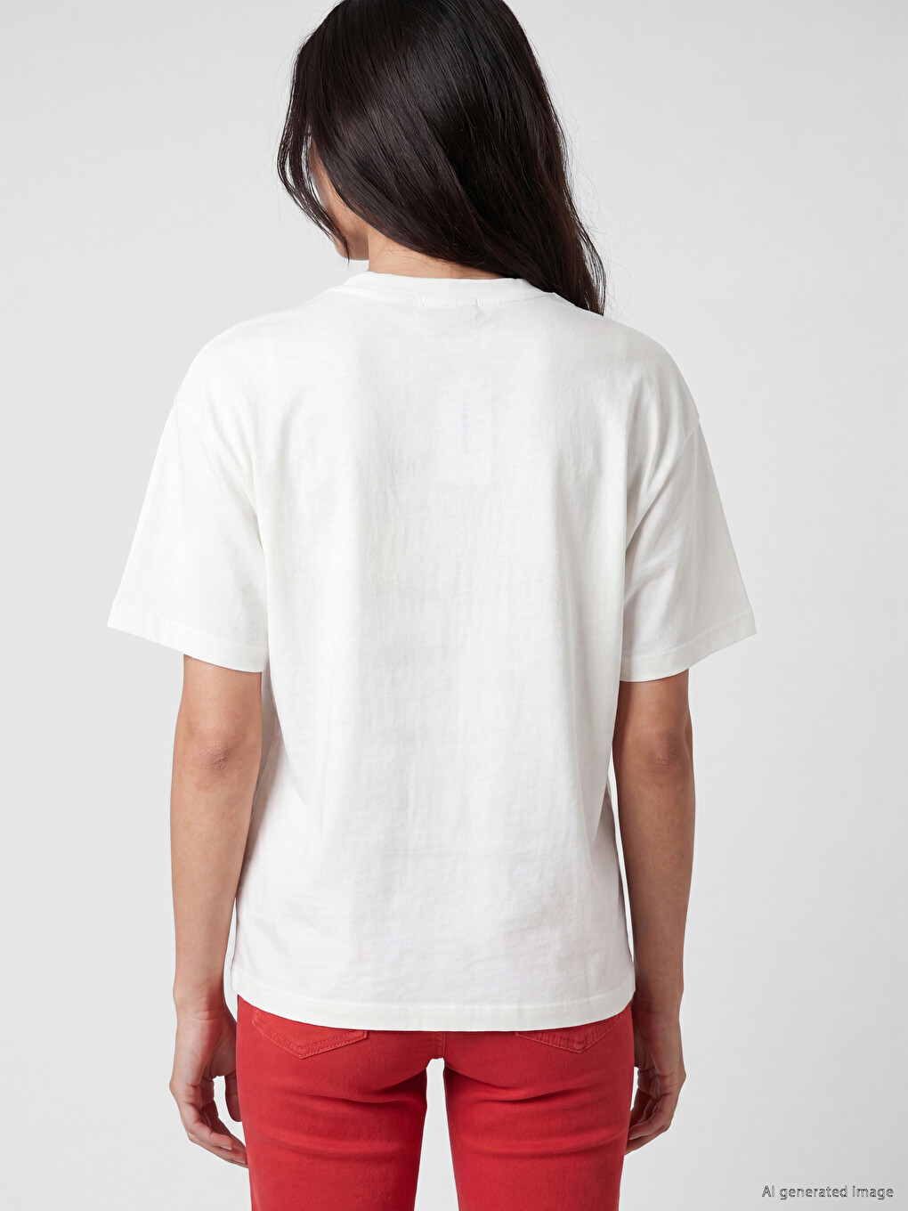Printed 100% Cotton Women's T-shirt-3