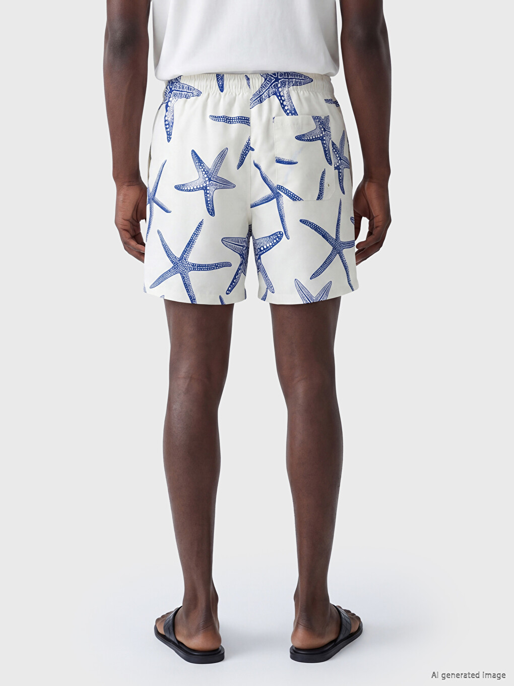 Mashkull Blu Shorte Noti-5