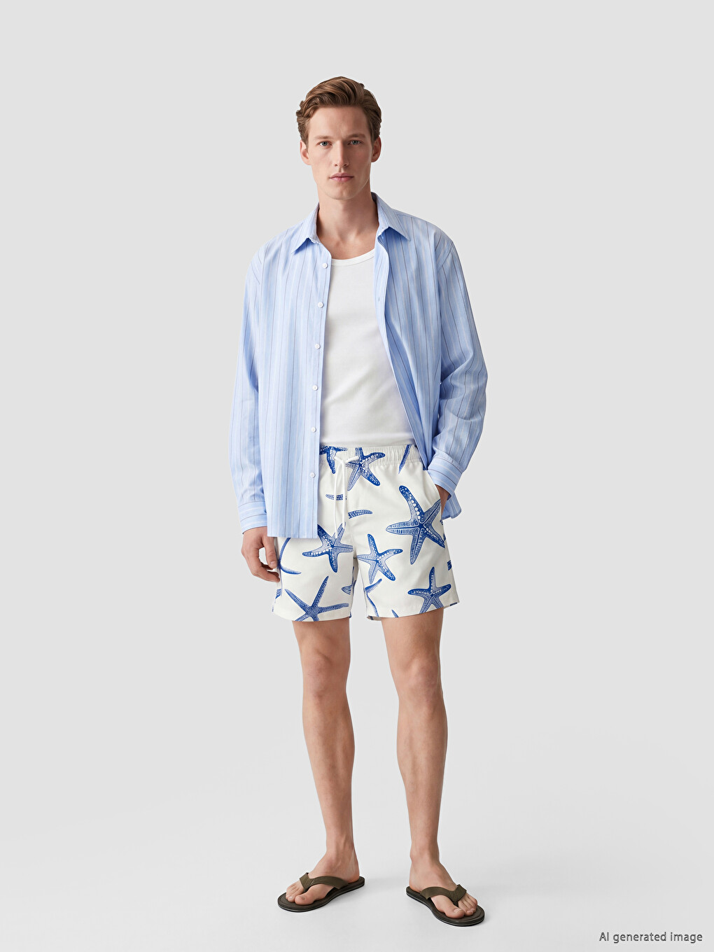 Mashkull Blu Shorte Noti-1