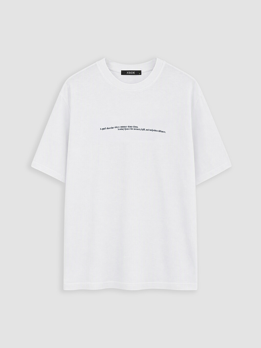 T-shirt E Stampuar Me Jakë Të Rrumbullakët Për Burra
