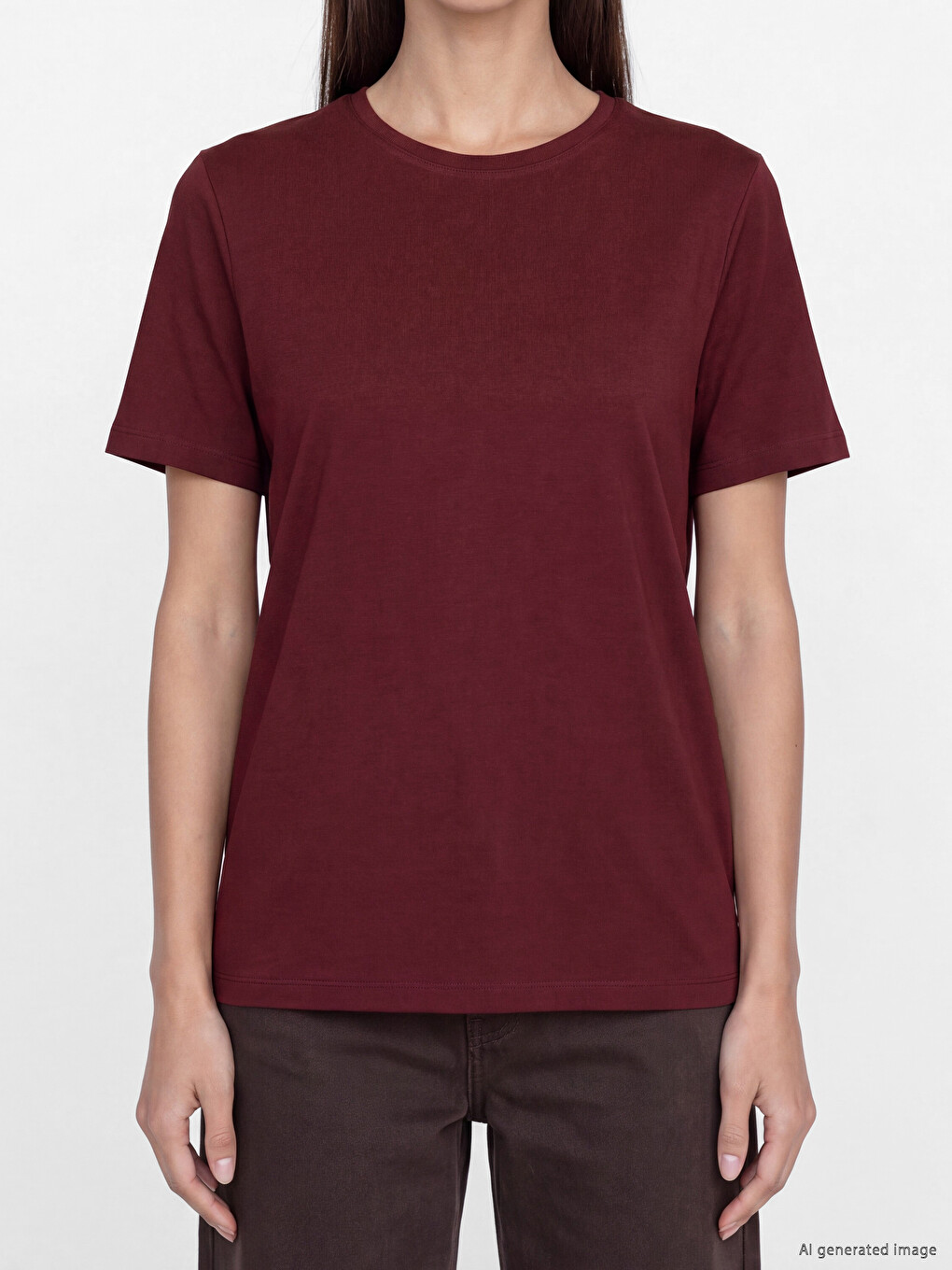 Crew Neck Women's T-Shirt-2