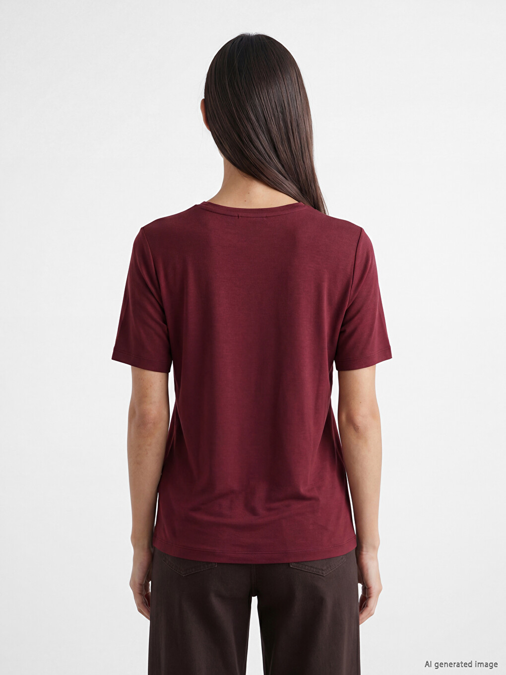 Crew Neck Women's T-Shirt-3