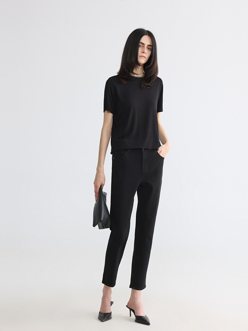 Crew Neck Women's T-Shirt-1
