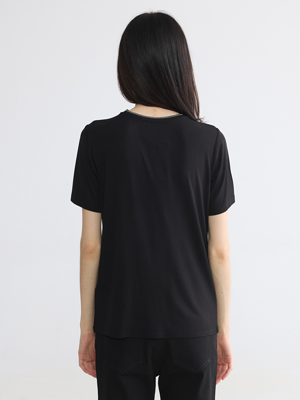 Crew Neck Women's T-Shirt-3
