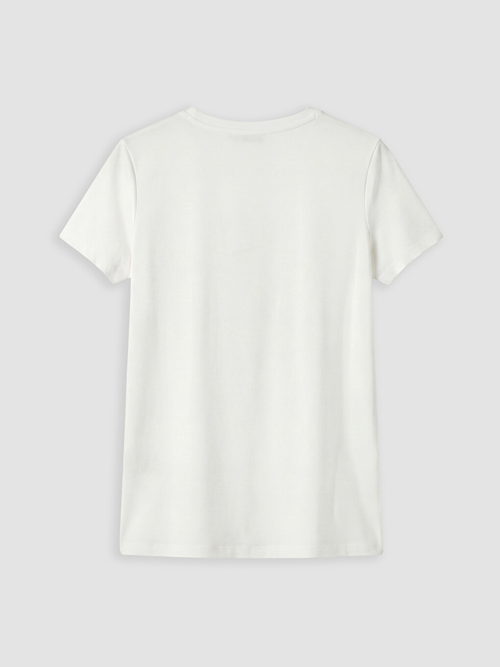 Crew Neck Printed Women's T-shirt-6