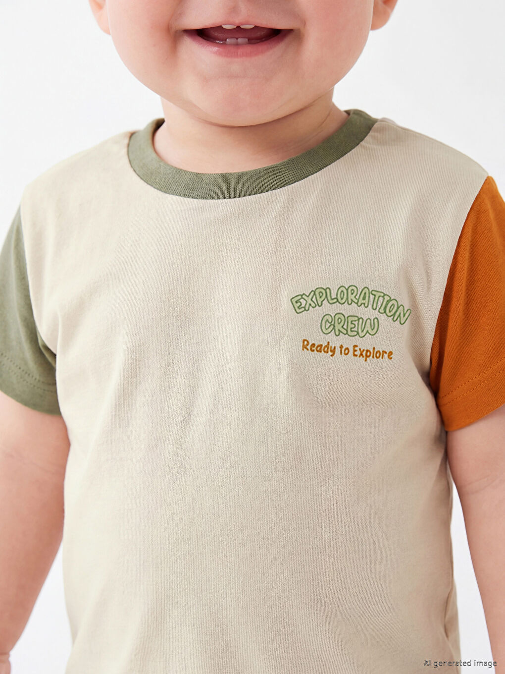Printed Baby Boys' T-Shirt and Shorts Set-2