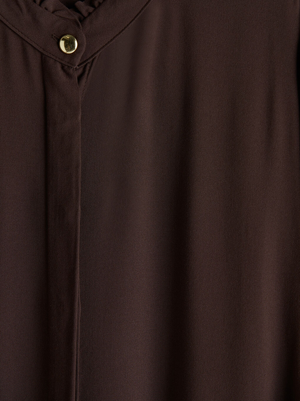 Frilled Grandad Collar Women's Shirt Tunic-6