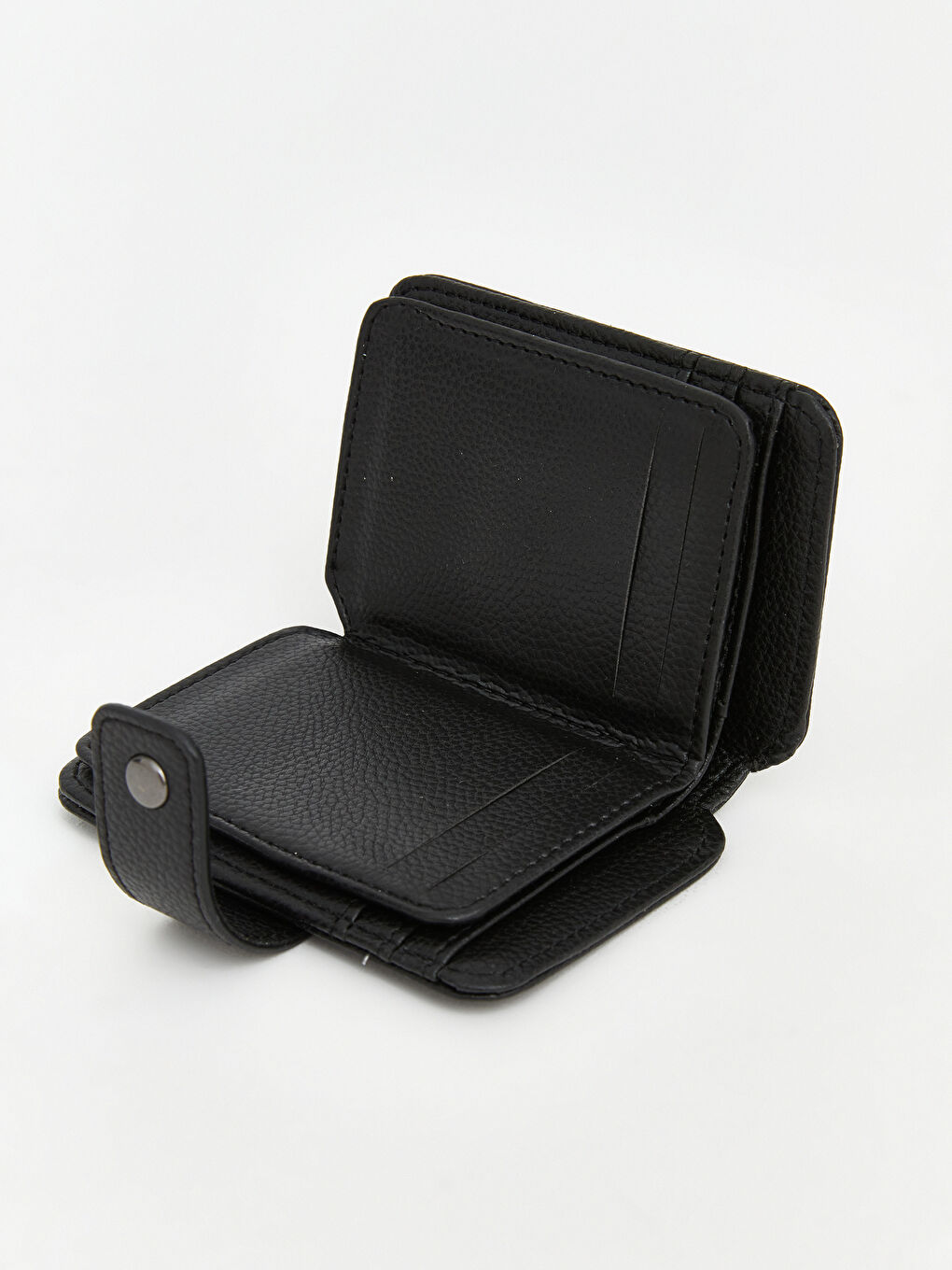 Siyah Deri Görünümlü Erkek Kartlık-2