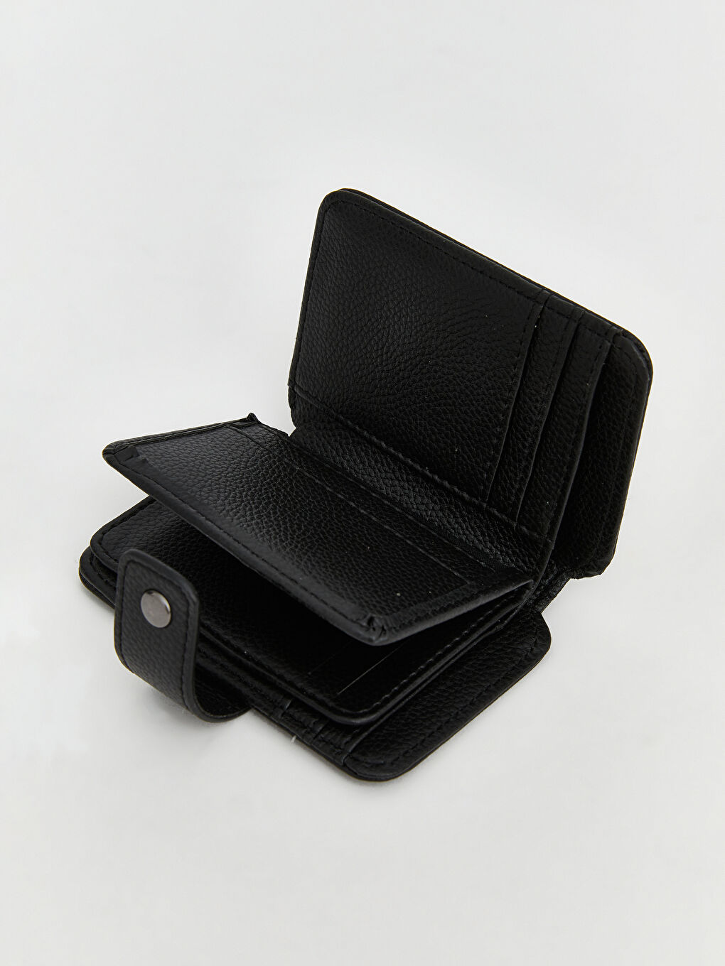 Siyah Deri Görünümlü Erkek Kartlık-3