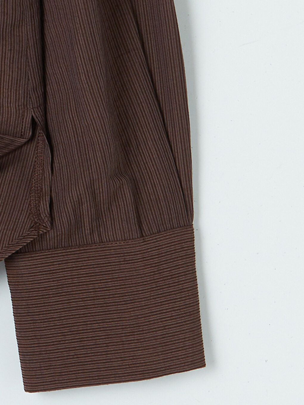 Kahverengi Dokulu Kadın Gömlek-3