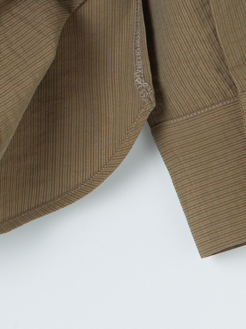 Kahverengi Dokulu Kadın Gömlek-3