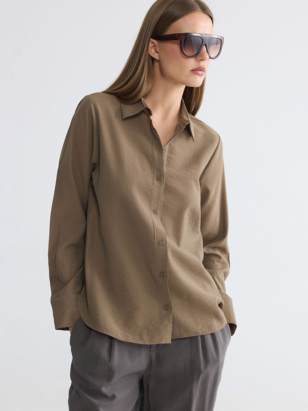 Textured Women's Shirt