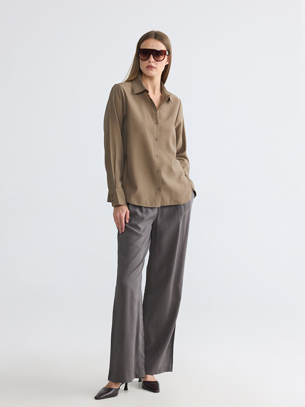 Textured Women's Shirt-1