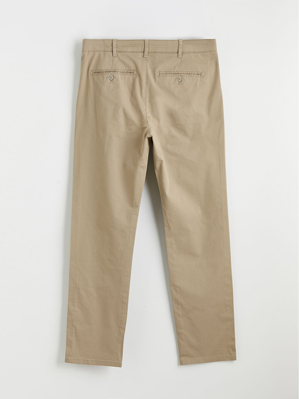 Bej Standart Kalıp Erkek Chino Pantolon-2