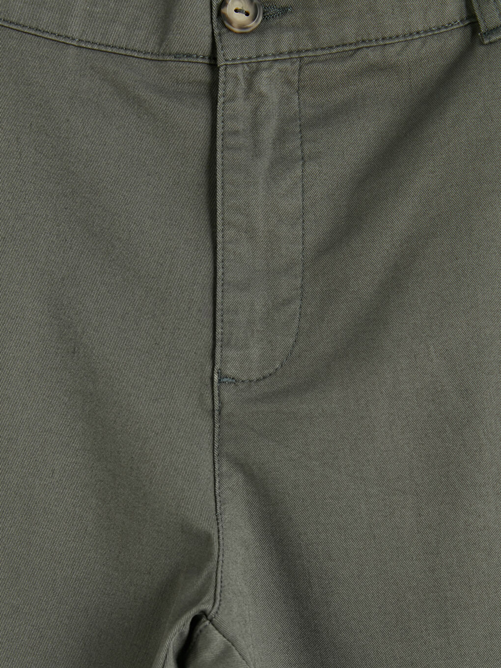 Yeşil Standart Kalıp Erkek Chino Pantolon-2