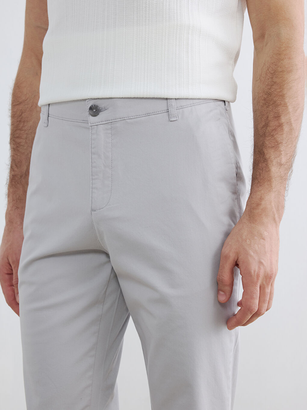 Regular Fit Men's Chino Trousers-2