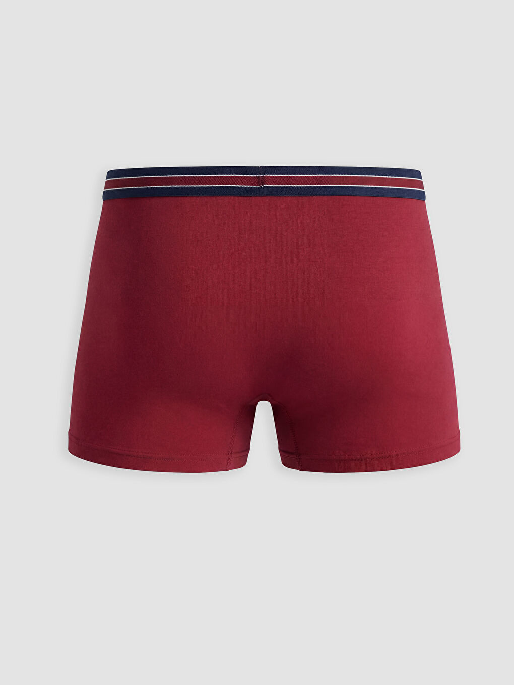 Bordo Standart Kalıp Pamuklu Esnek Erkek Boxer 7'li-2
