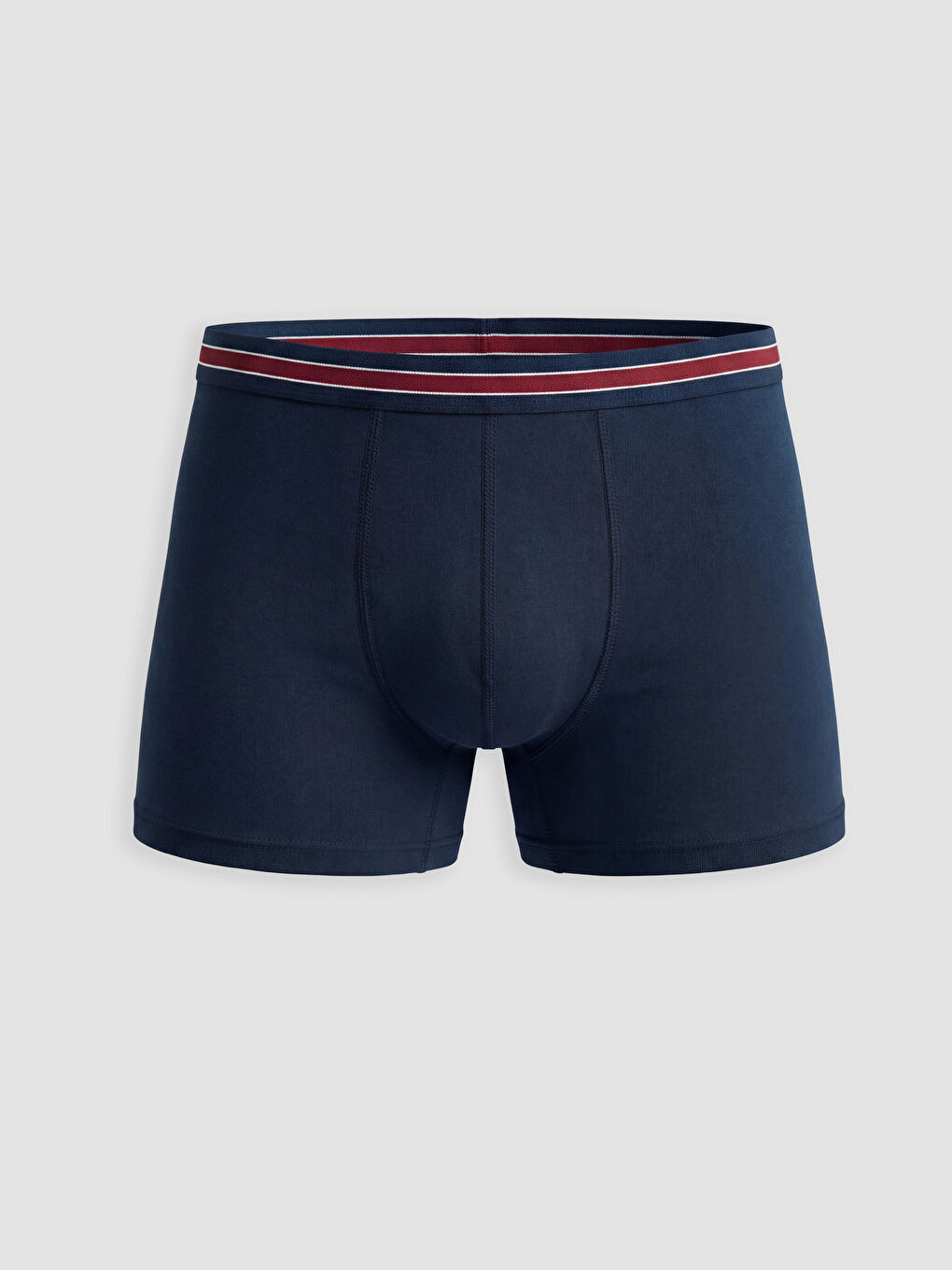 Bordo Standart Kalıp Pamuklu Esnek Erkek Boxer 7'li-3