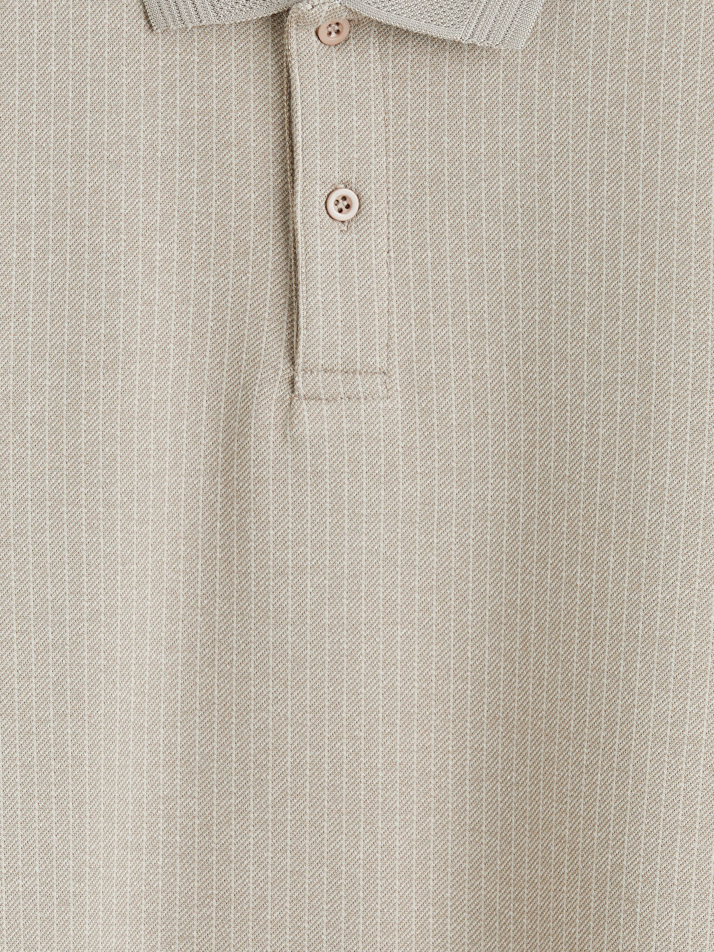 Gri Polo Yaka Erkek Sweatshirt-1