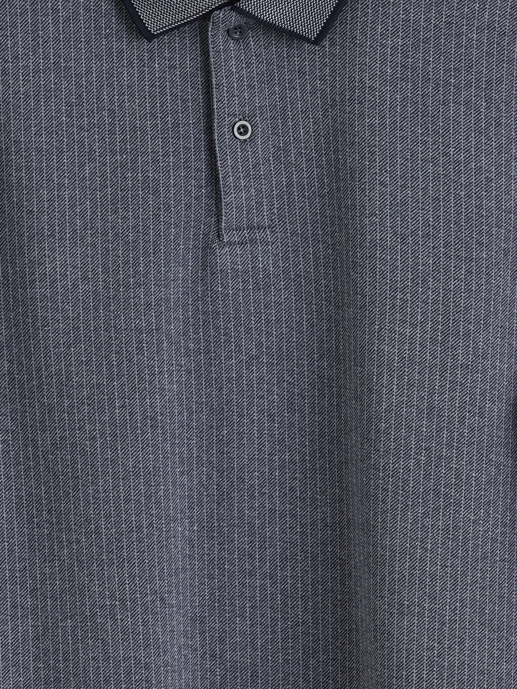 Lacivert Polo Yaka Erkek Sweatshirt-7
