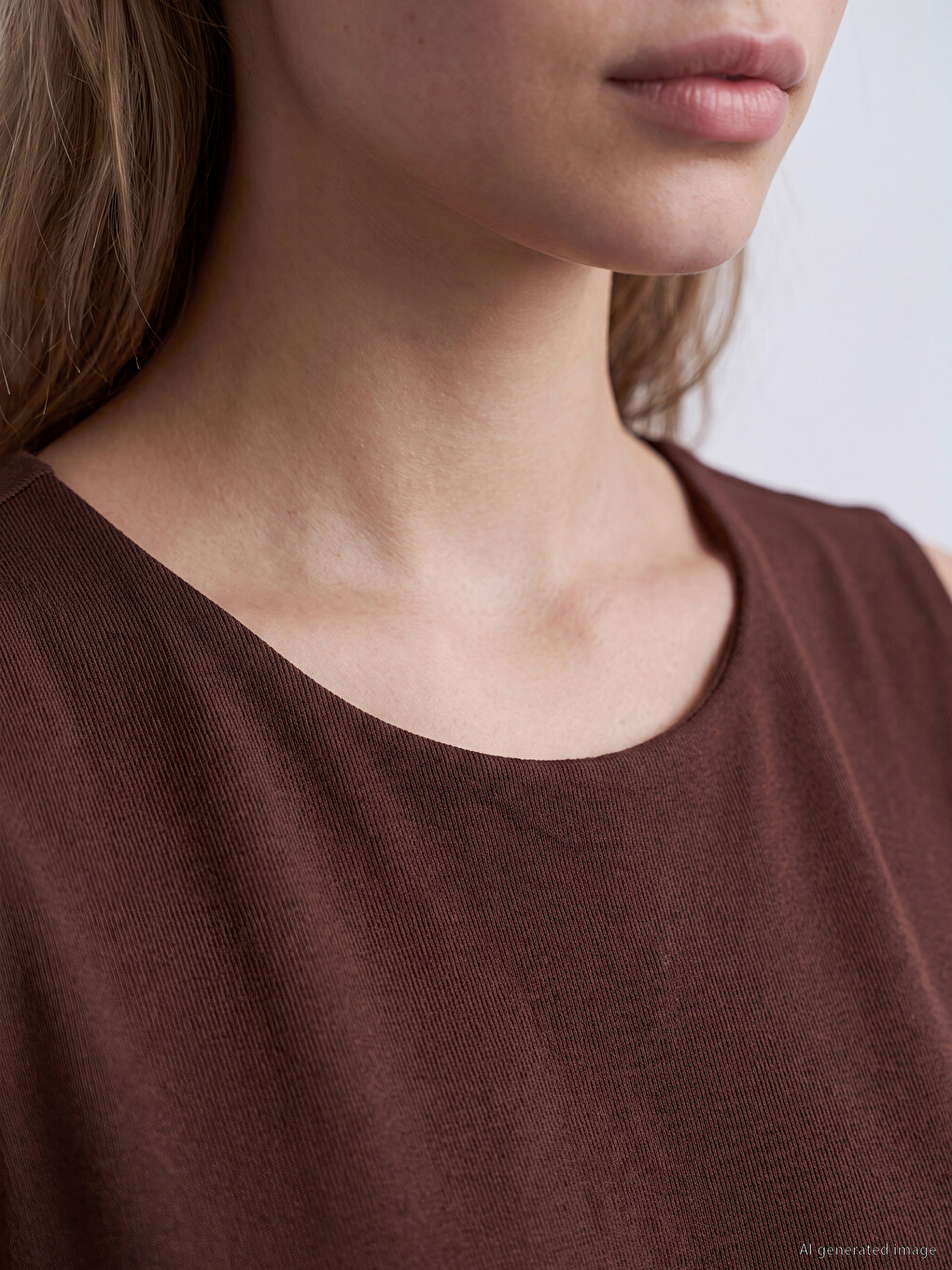 Crew Neck A-line Ruched Dress-2