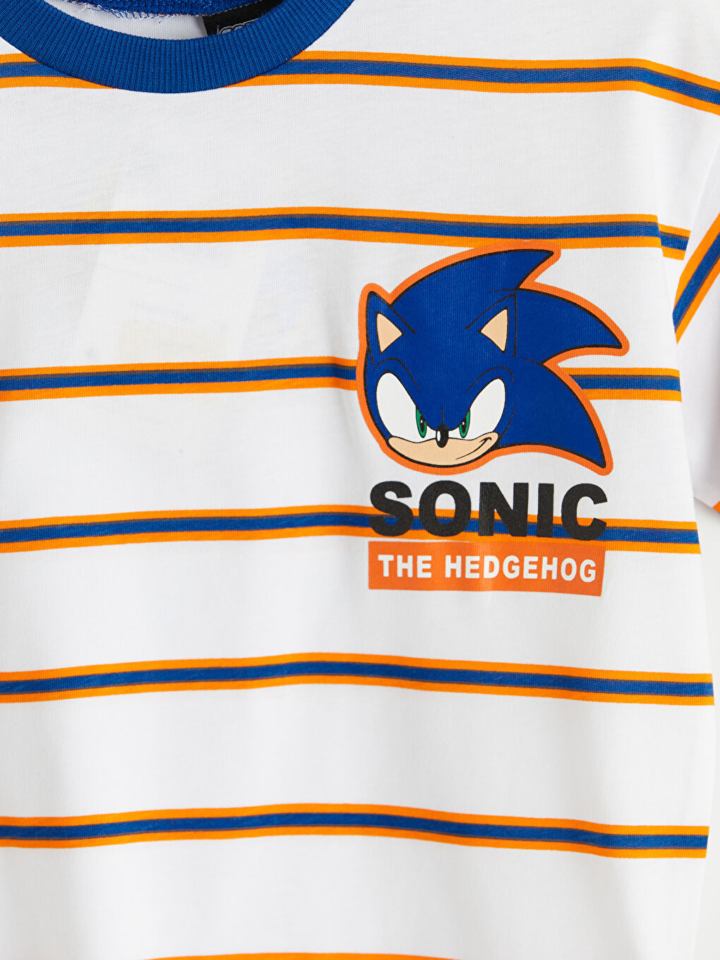 Beyaz Sonic Baskılı Erkek Çocuk Tişört-2