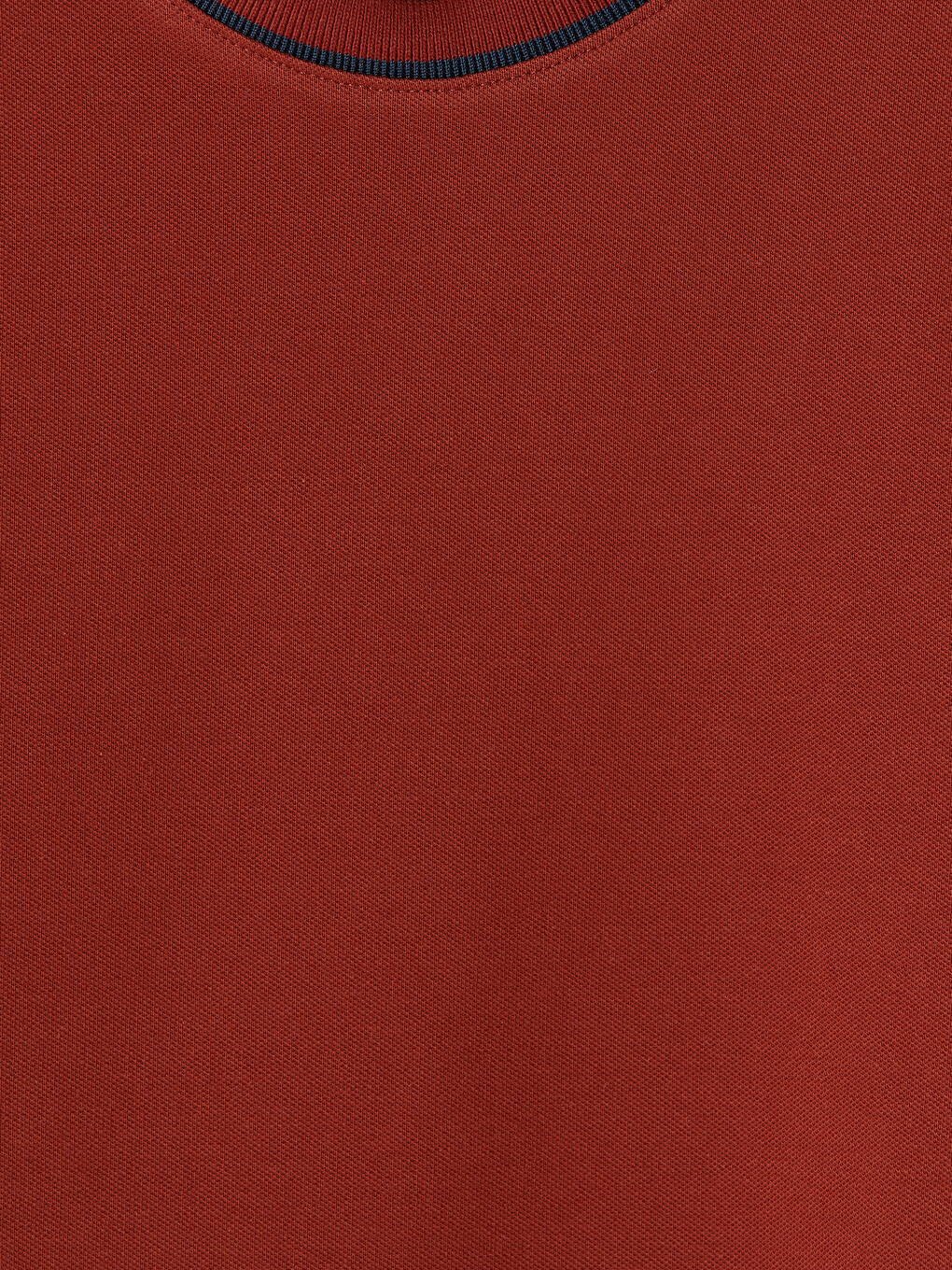 Mashkull Ngjyre Kafe T-shirt-6