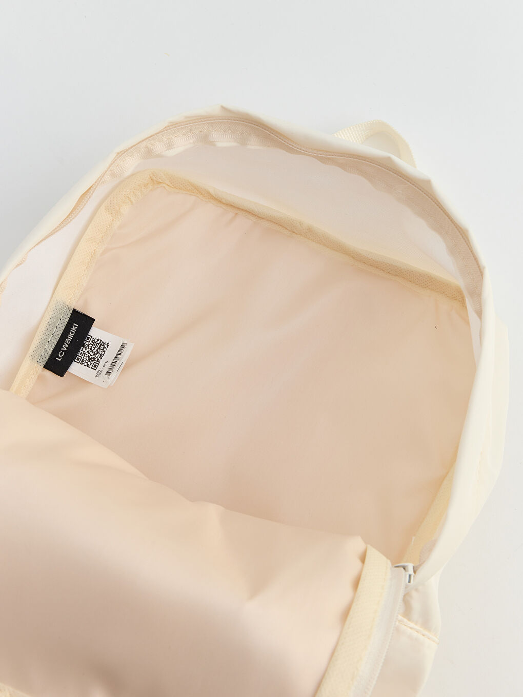 Bej New Jersey Baskılı Kız Çocuk Sırt Çantası-2