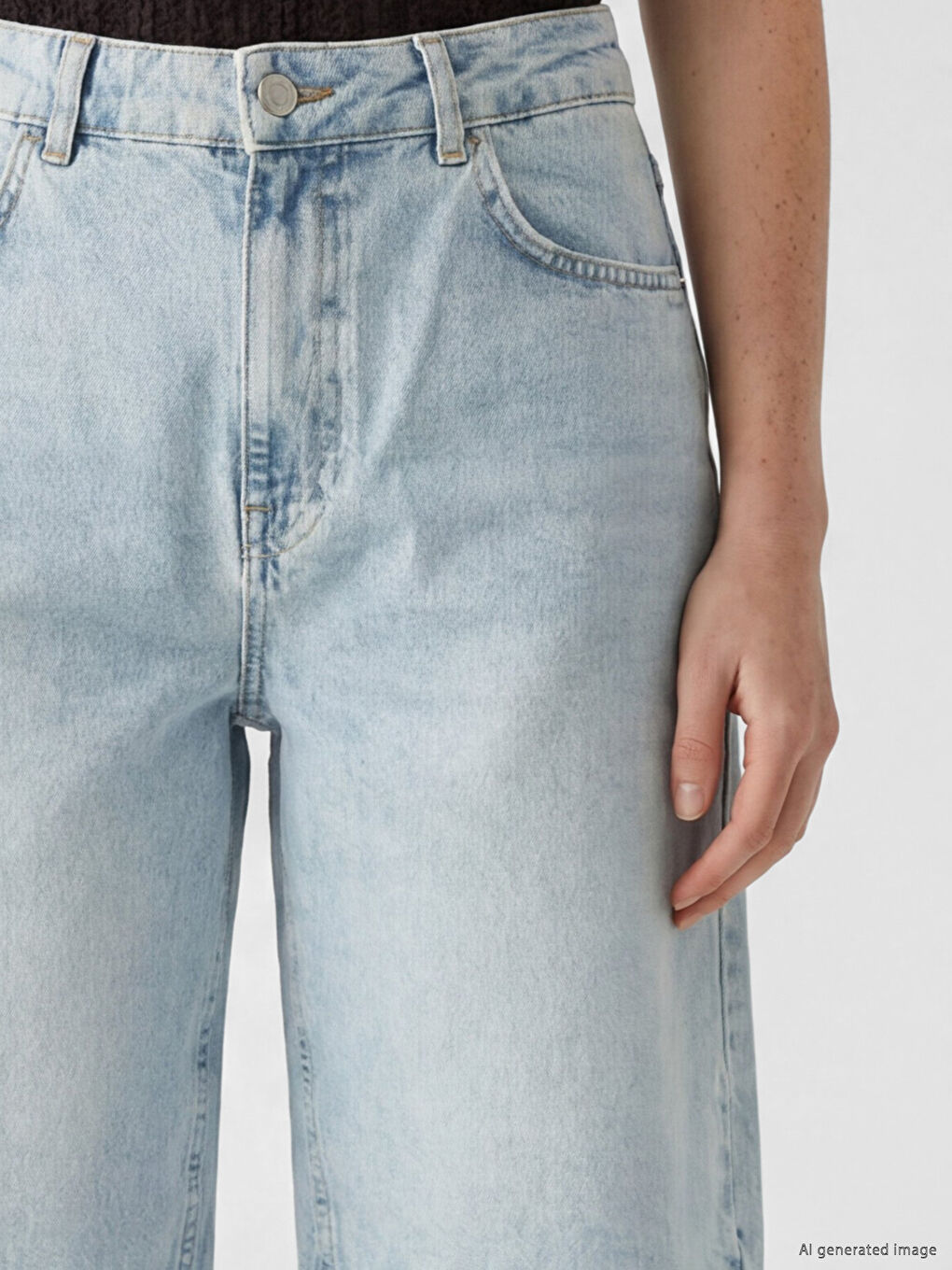 Bermuda Fit Women's Jean Shorts-2