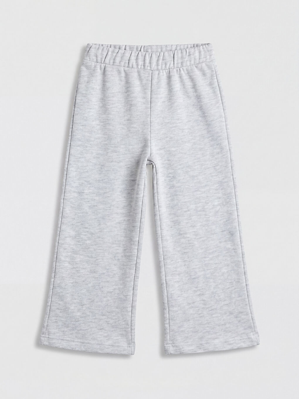 Gri Fiyonk Detaylı Kız Bebek Sweatshirt ve Eşofman Altı-3