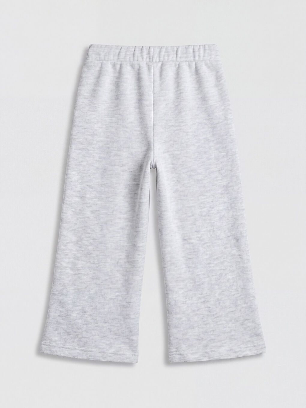 Gri Fiyonk Detaylı Kız Bebek Sweatshirt ve Eşofman Altı-4