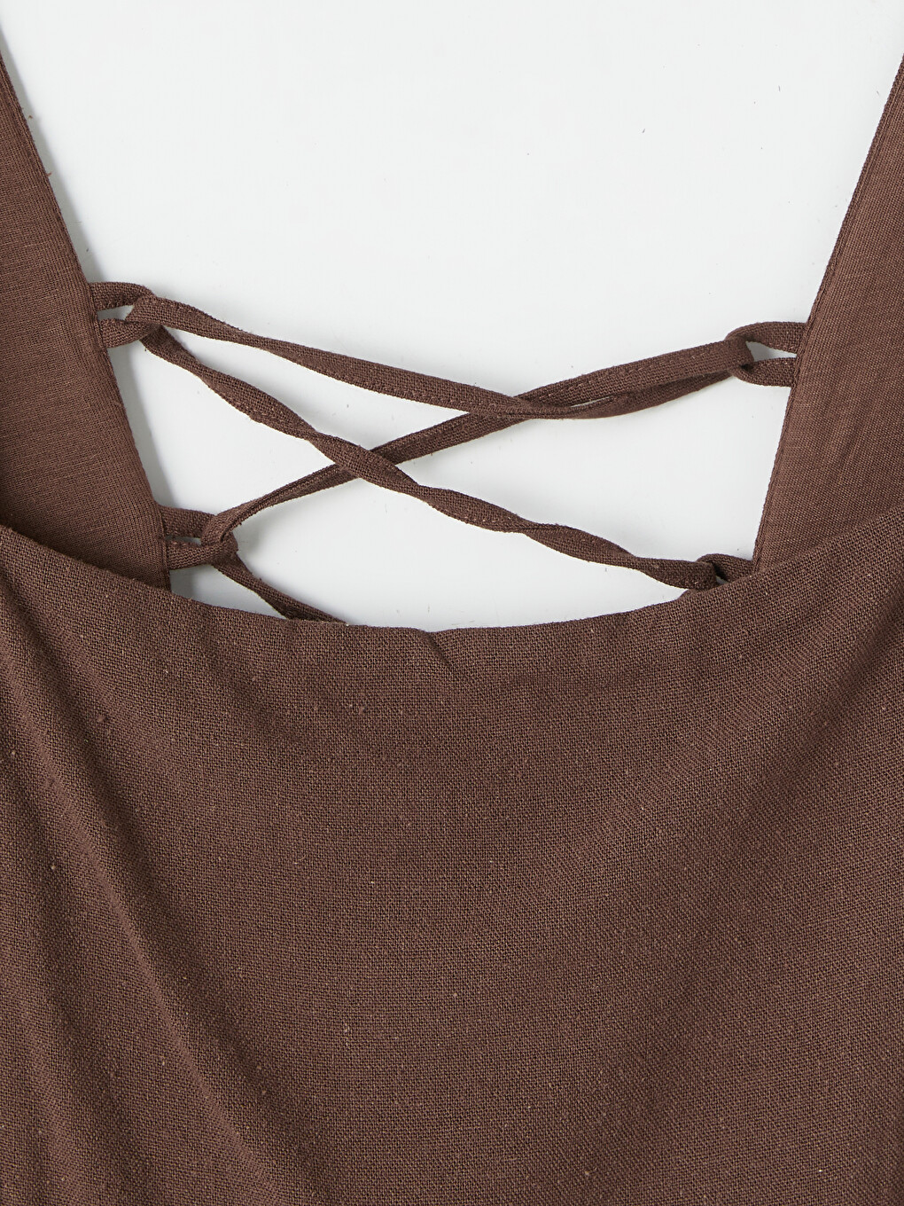 Woman Brown Dress-5