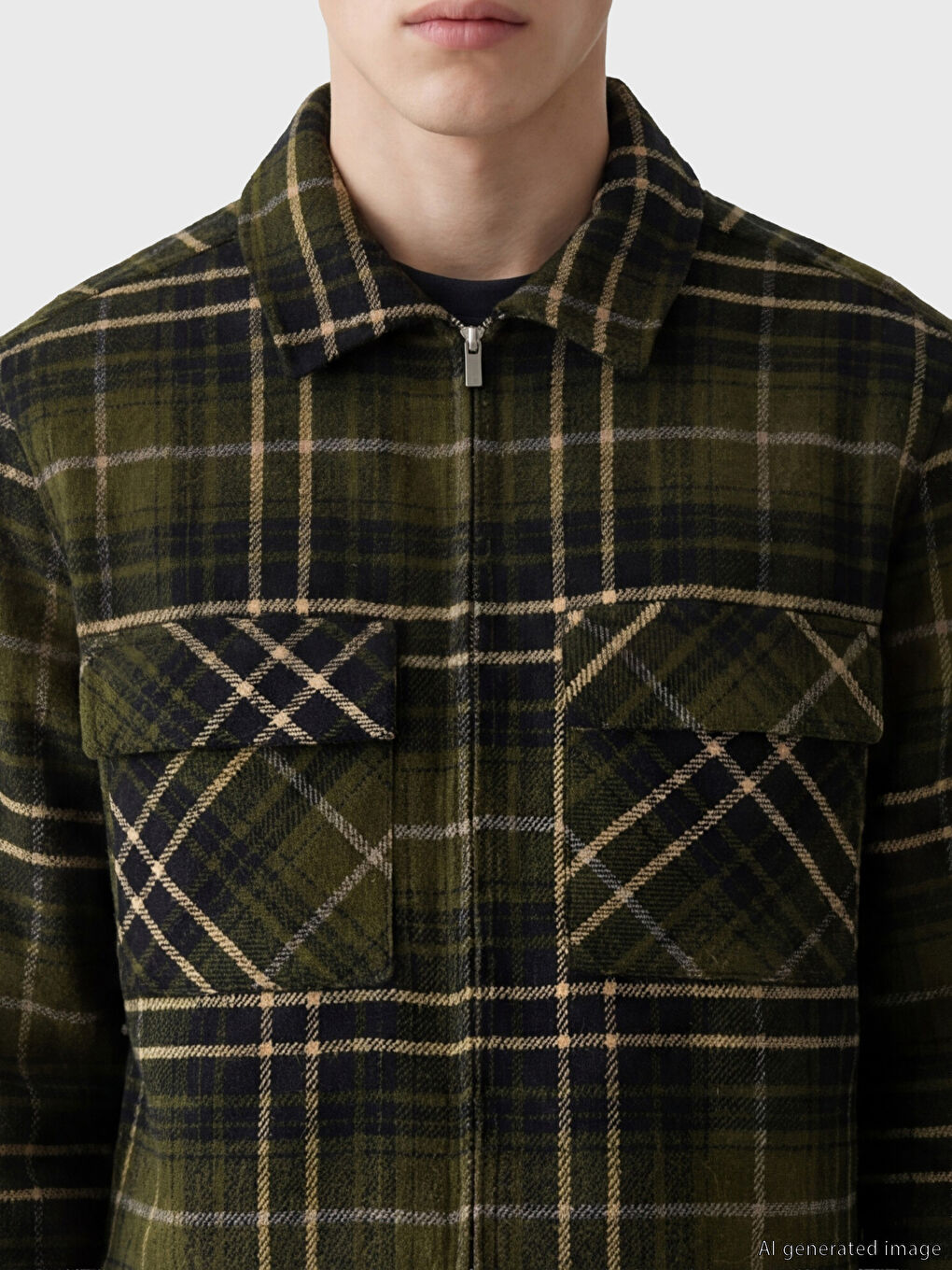 Relax Fit Men's Lumberjack Shirt Jacket-2
