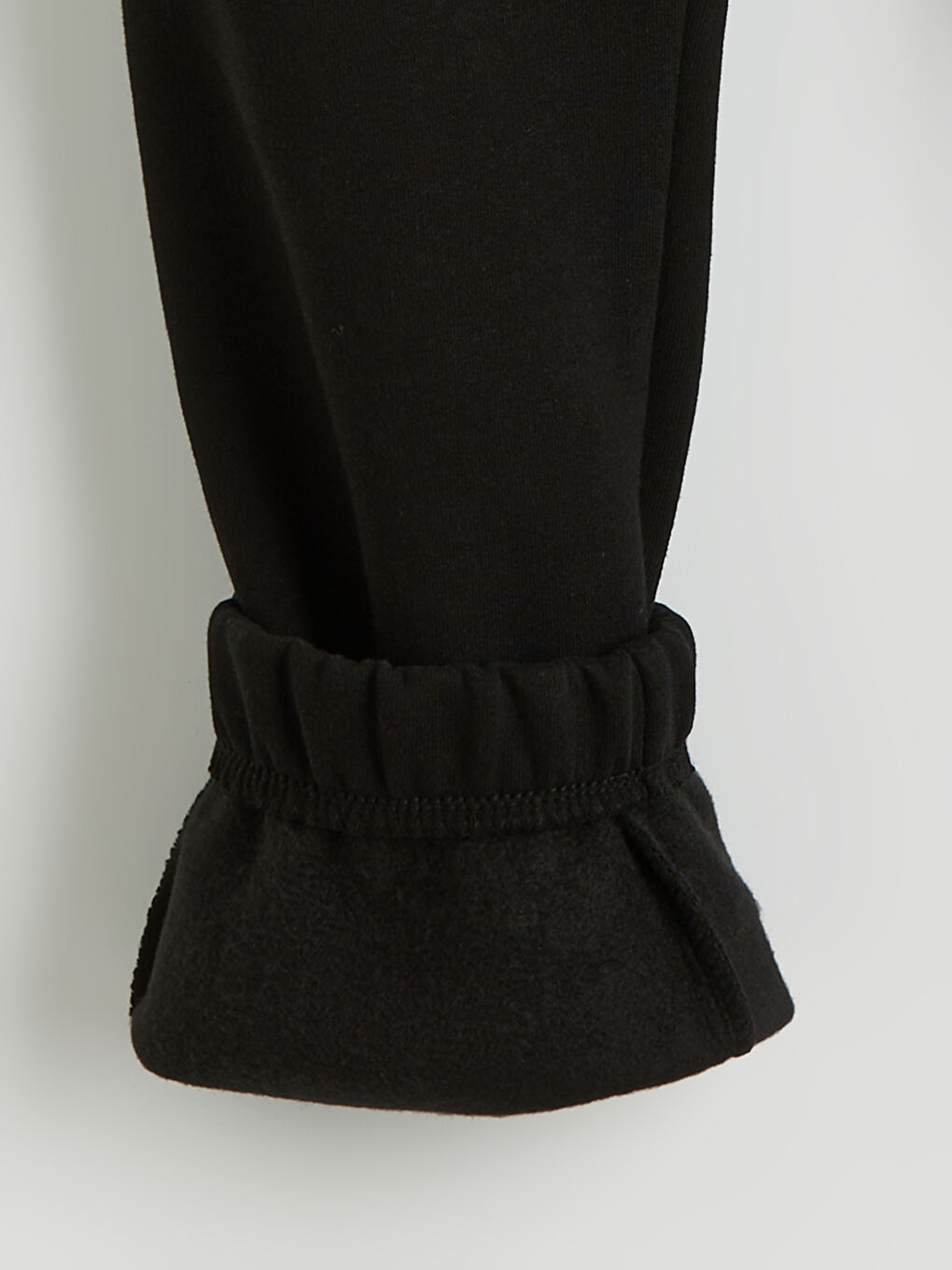 Siyah Standart Kalıp Chicago Baskılı Erkek Jogger Eşofman Altı-1