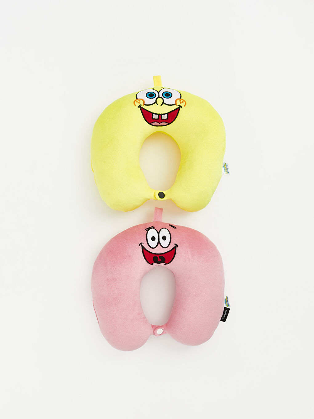Karışık Sünger Bob Nakışlı Çocuk Boyun Yastığı