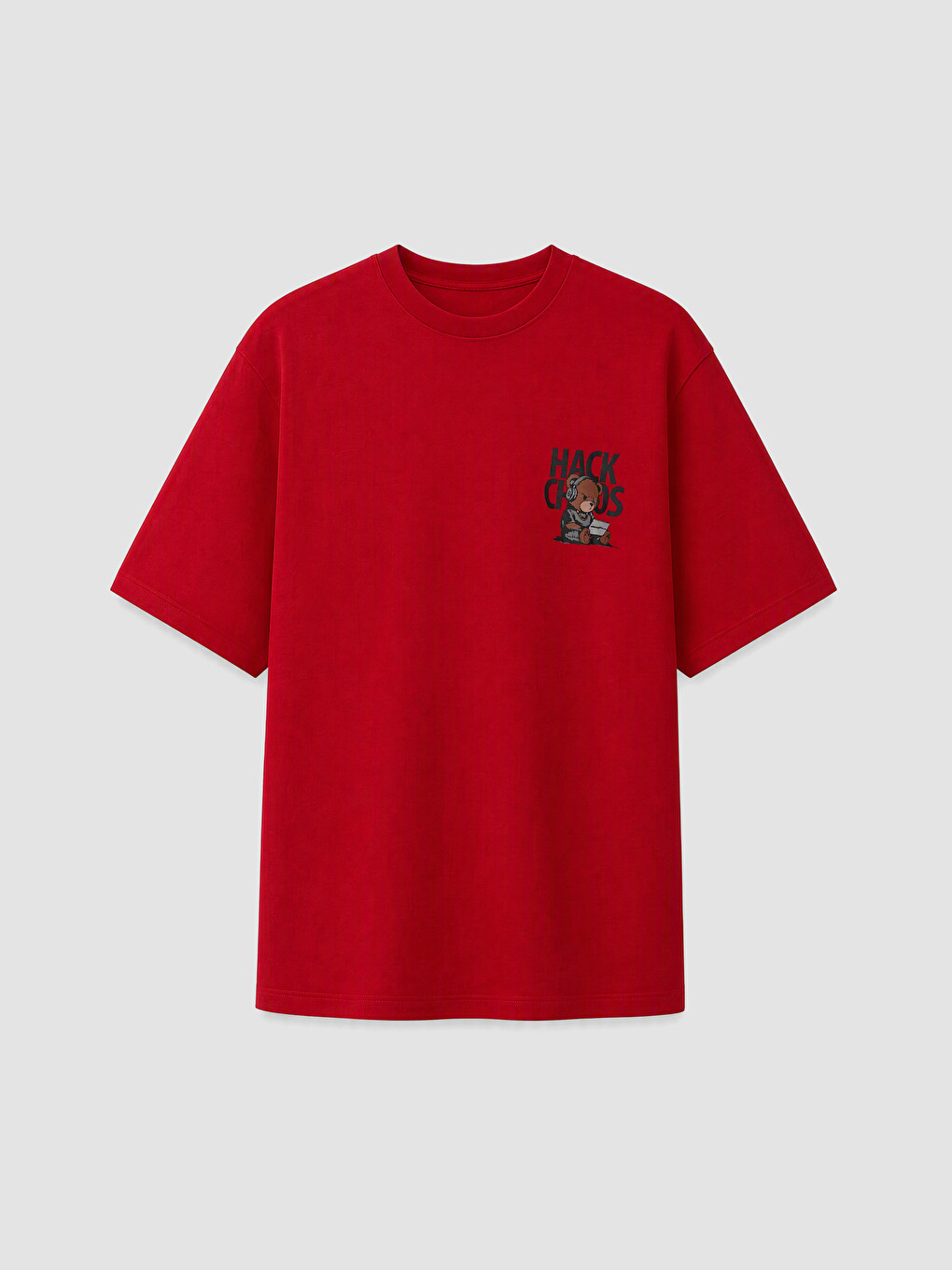 Crew Neck Embroidered Men's T-shirt