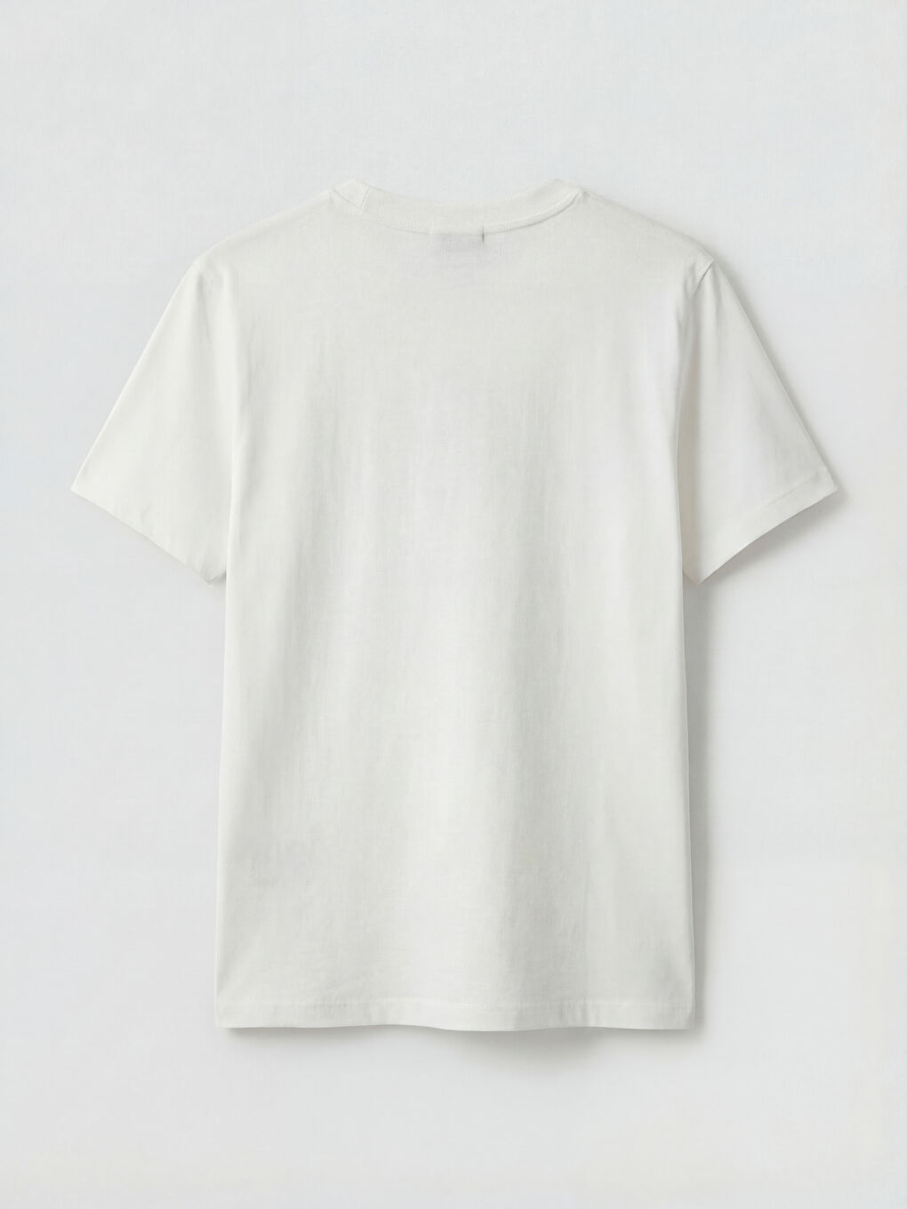 Ekru Bisiklet Yaka NYC Baskılı Kadın Tişört-1