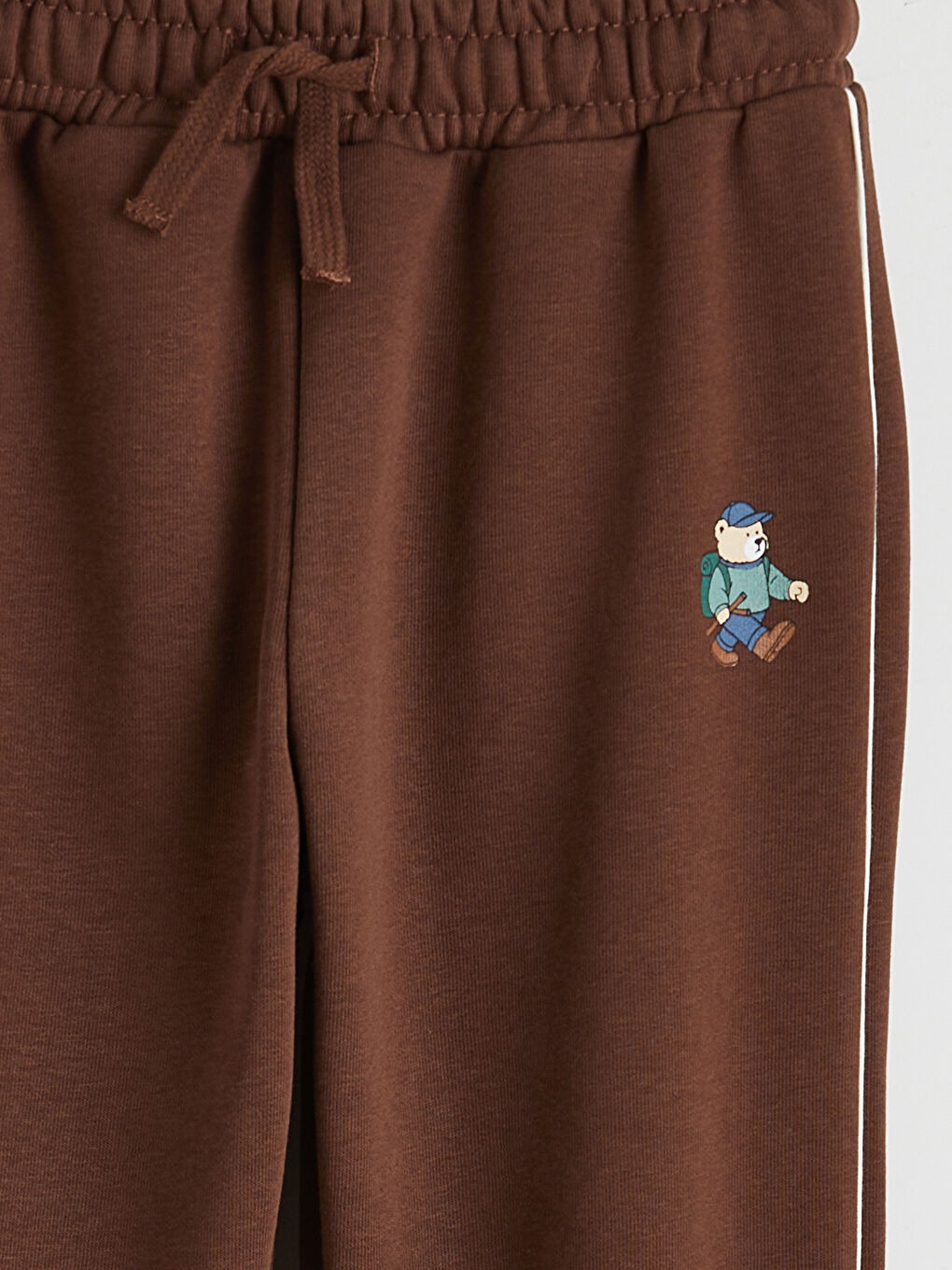 Kahverengi Baskılı Erkek Çocuk Jogger Eşofman Altı-2