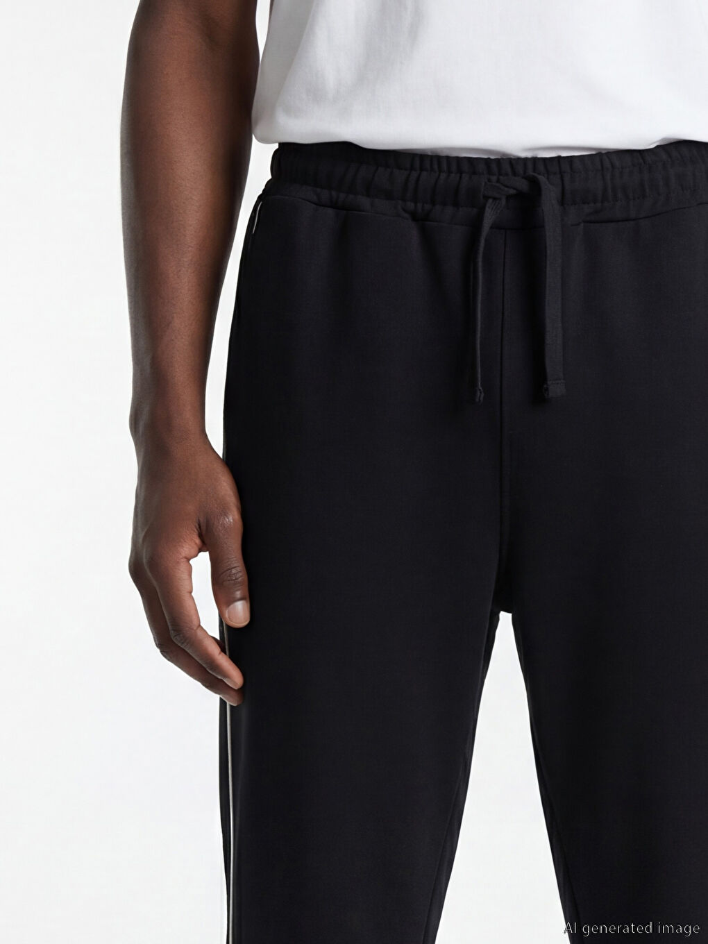 Pantaloni De Trening Bărbați Cu Talie Elastică-2