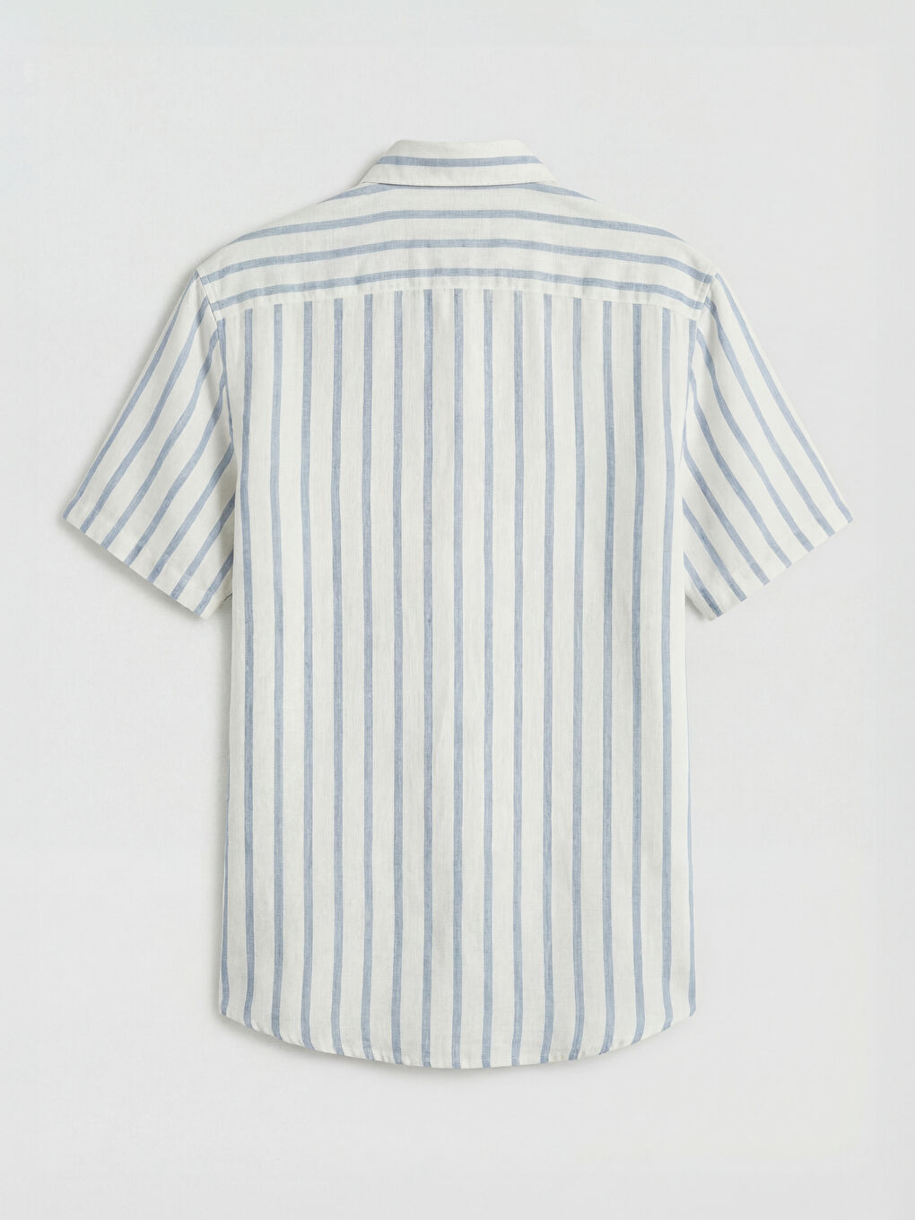 Mavi Regular Fit Çizgili Erkek Gömlek-4