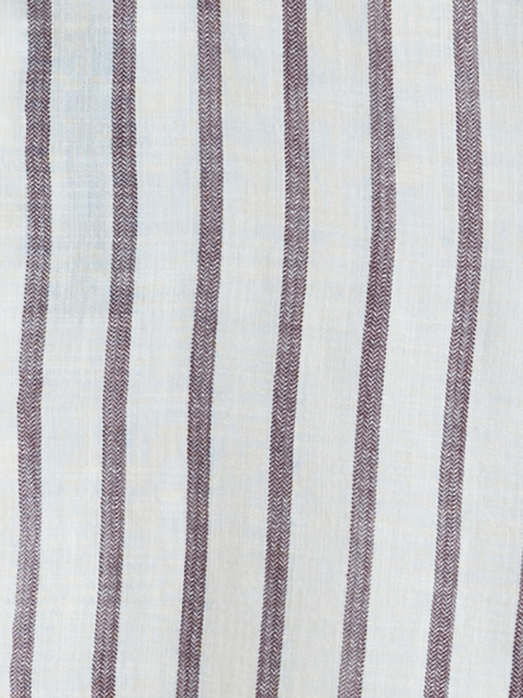 Kahverengi Regular Fit Çizgili Erkek Gömlek-2