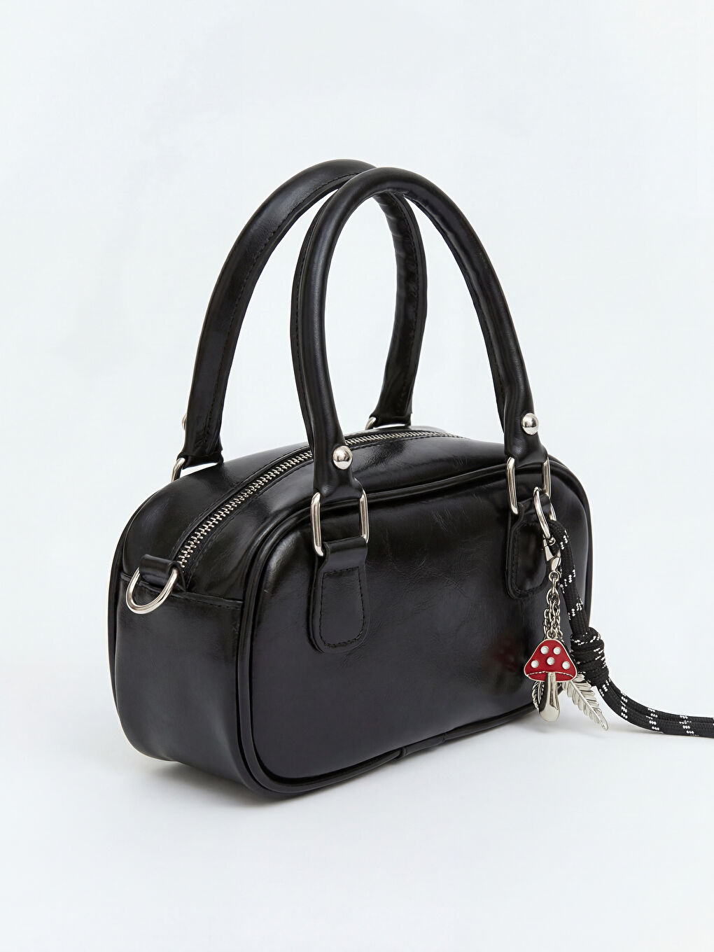 Siyah Çıkarılabilir Askılı Kadın Omuz Çantası-1