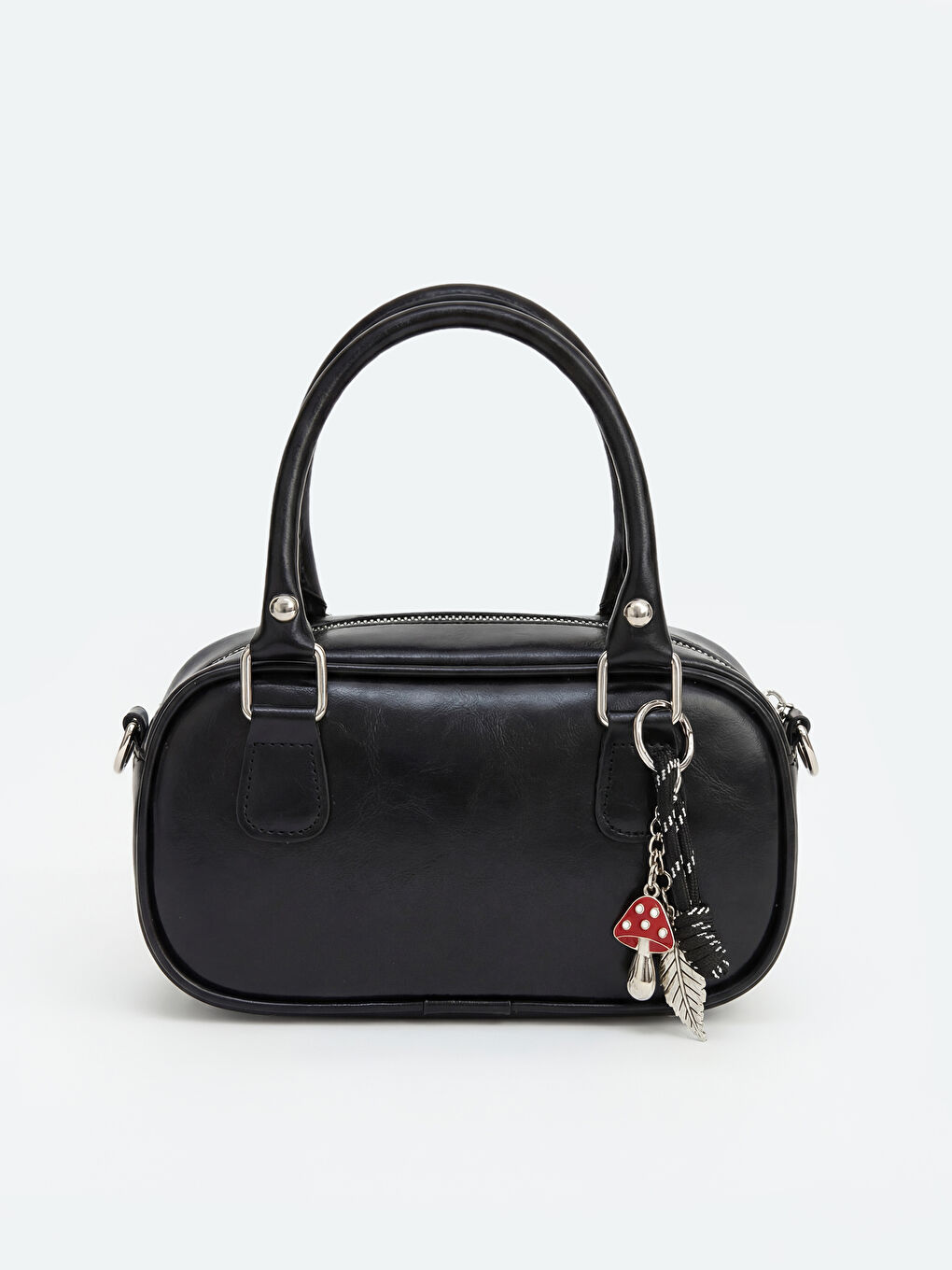 Siyah Çıkarılabilir Askılı Kadın Omuz Çantası-2