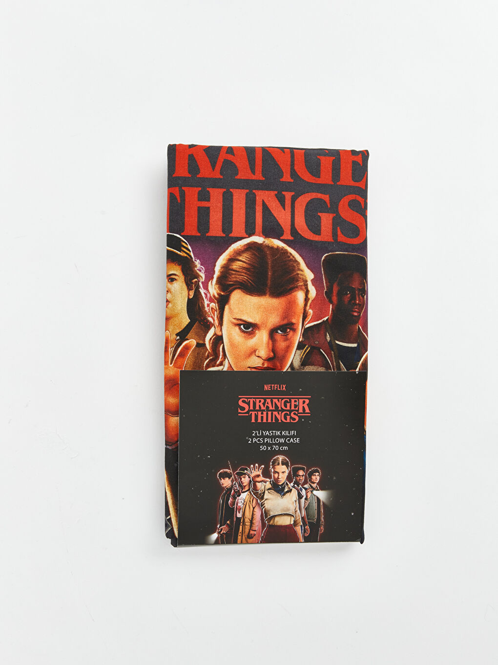 Karışık Stranger Things Baskılı Yastık Kılıfı 2'li 50x70 cm-1