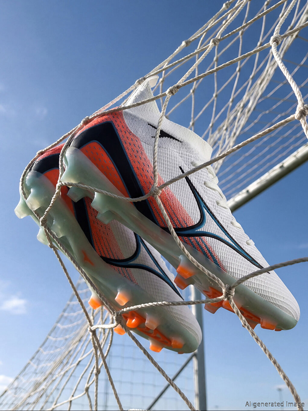 Beyaz Çoraplı Erkek Çocuk Krampon