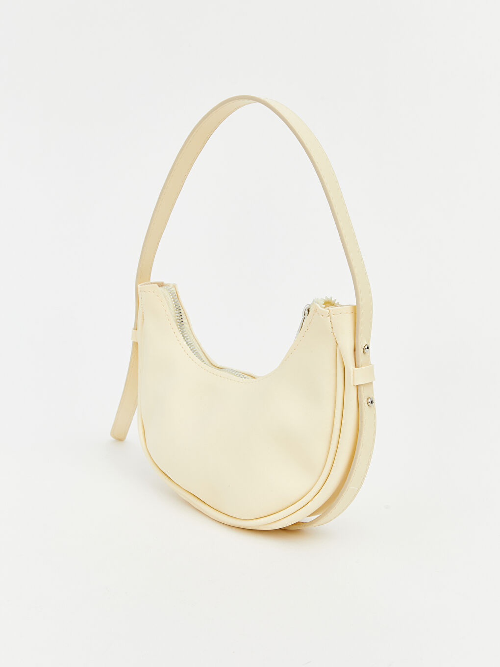 Sarı Deri Görünümlü Moon Kız Çocuk Kol Çantası-1