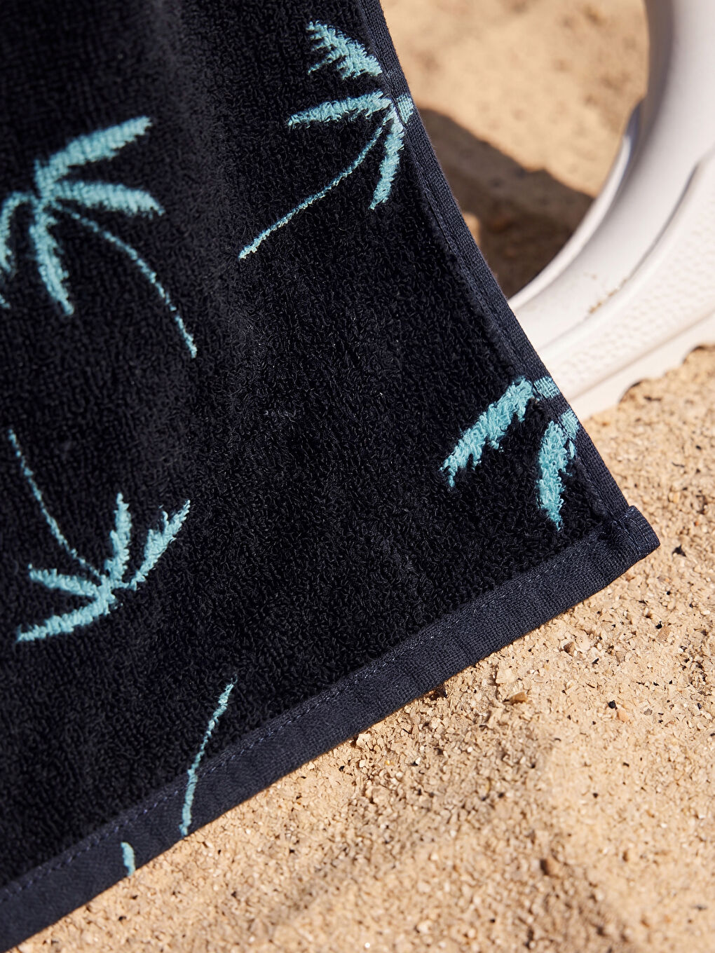 Man NAVY Beach Towel-1