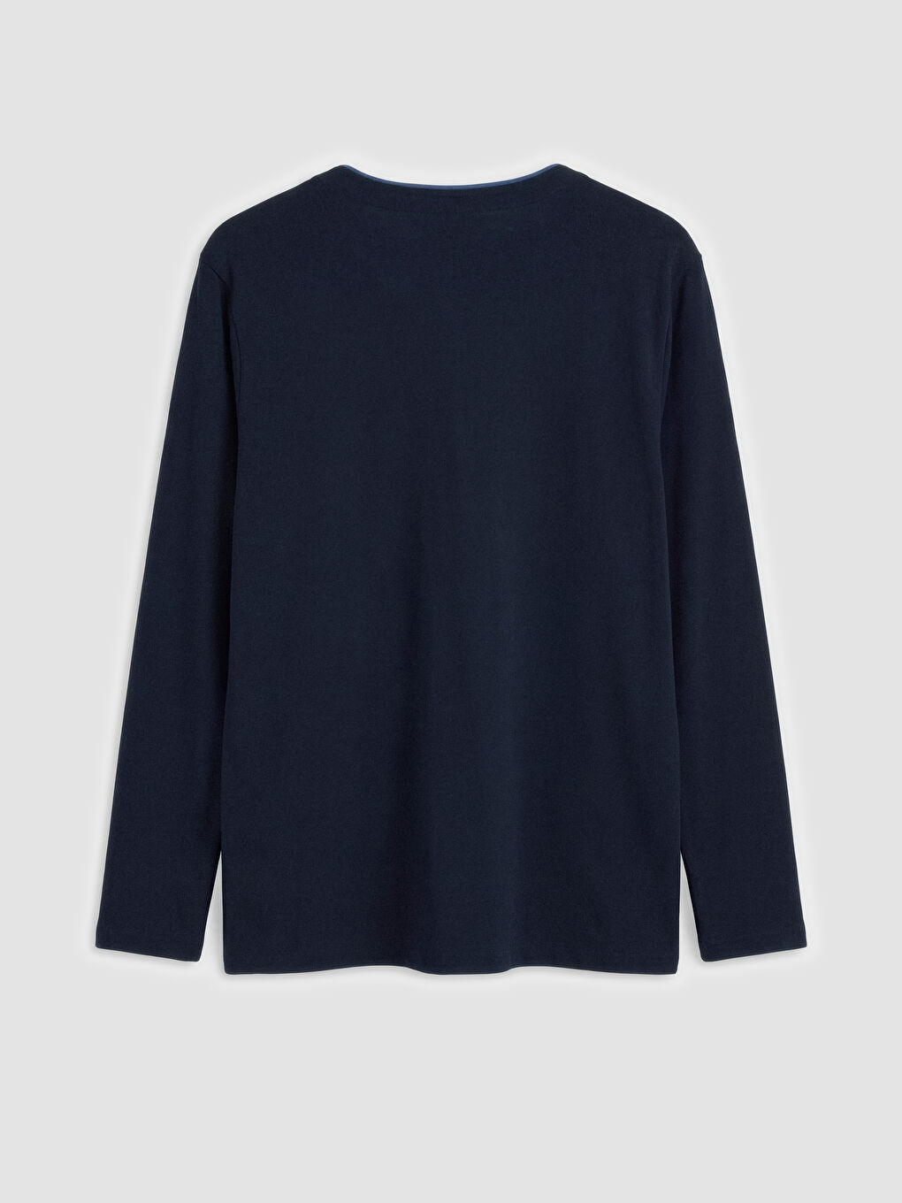 Lacivert Standart Kalıp Erkek Pijama Takımı-3